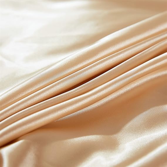 kawaiies-softtoys-plushies-kawaii-plush-Cream Baby Blue Luxury Satin Bedding Set Bedding Sets 