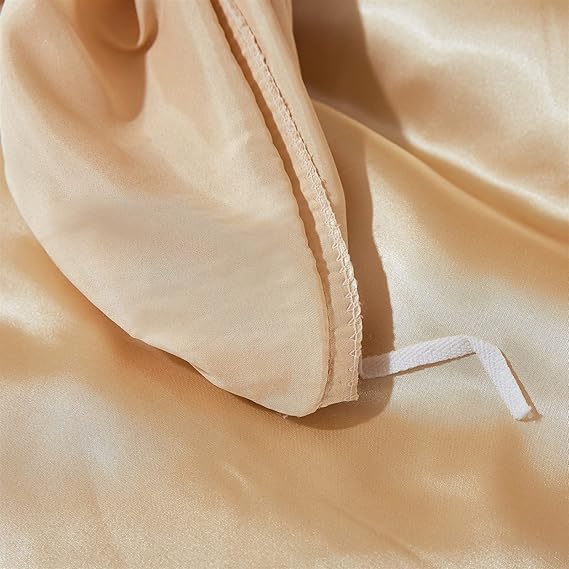 kawaiies-softtoys-plushies-kawaii-plush-Cream Baby Blue Luxury Satin Bedding Set Bedding Sets 