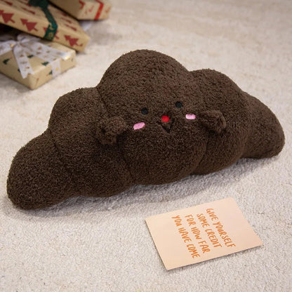 kawaiies-softtoys-plushies-kawaii-plush-Crumbies the Kawaii Crossiant Plushies Soft toy Dark brown 