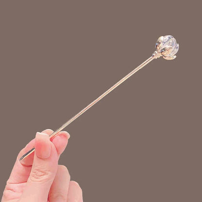 kawaiies-softtoys-plushies-kawaii-plush-Crystal Lotus Chinese Style Hair Pin Accessories Crystal Clear 