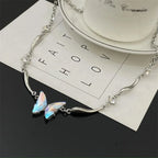 kawaiies-softtoys-plushies-kawaii-plush-Crystal Wings Butterfly Choker Necklace Jewelry 