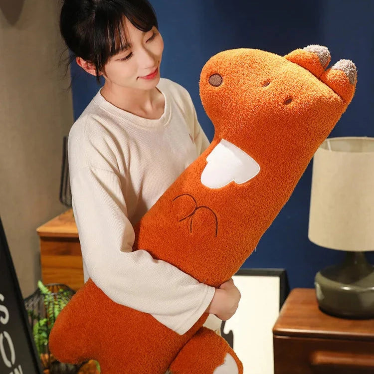 kawaiies-softtoys-plushies-kawaii-plush-Cuddly Bunny Fox Wolf Long Pancake Plushies Soft toy 