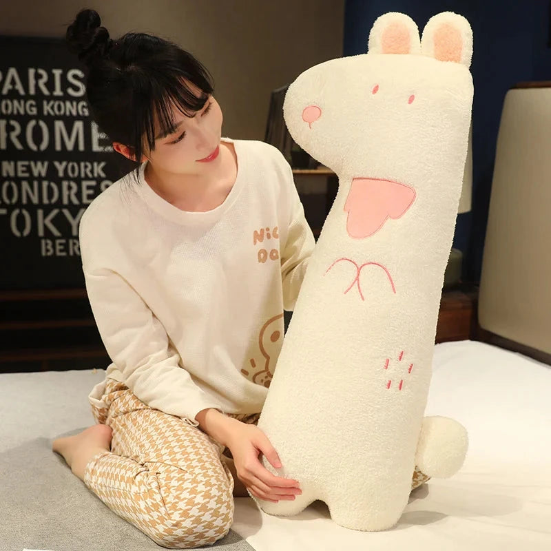 kawaiies-softtoys-plushies-kawaii-plush-Cuddly Bunny Fox Wolf Long Pancake Plushies Soft toy 