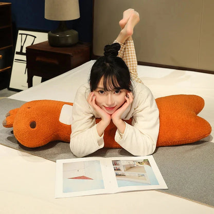 kawaiies-softtoys-plushies-kawaii-plush-Cuddly Bunny Fox Wolf Long Pancake Plushies Soft toy 