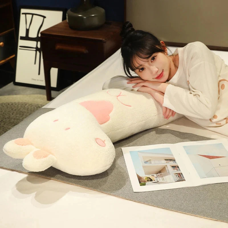 kawaiies-softtoys-plushies-kawaii-plush-Cuddly Bunny Fox Wolf Long Pancake Plushies Soft toy 