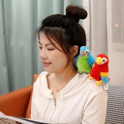 kawaiies-softtoys-plushies-kawaii-plush-Cute and Colourful Parrot Plushie Soft toy 
