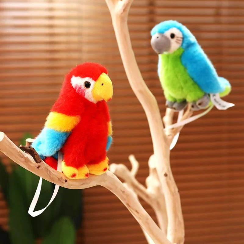 kawaiies-softtoys-plushies-kawaii-plush-Cute and Colourful Parrot Plushie Soft toy 