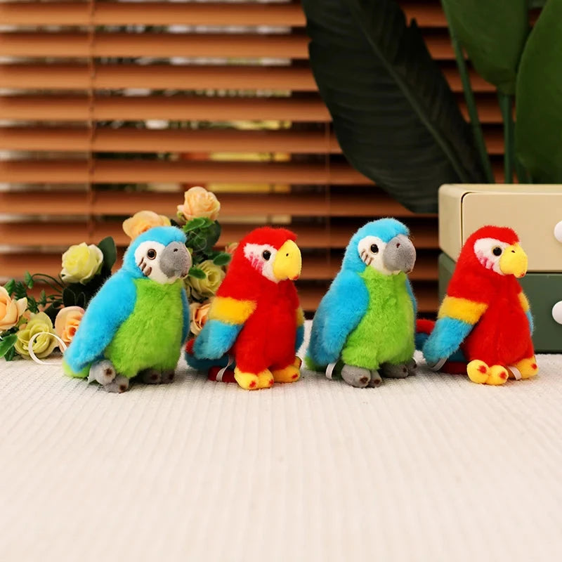 kawaiies-softtoys-plushies-kawaii-plush-Cute and Colourful Parrot Plushie Soft toy 