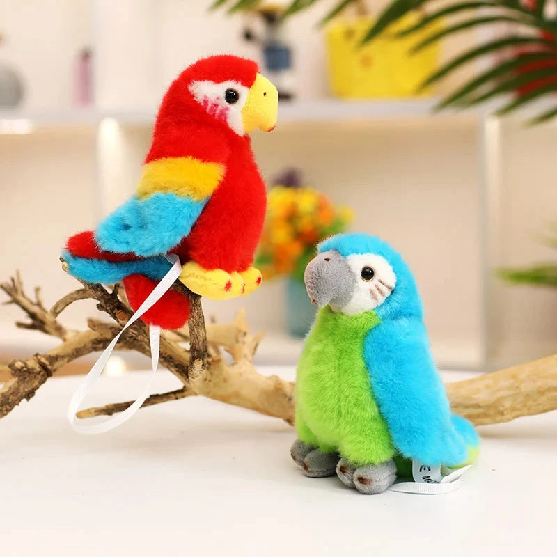 kawaiies-softtoys-plushies-kawaii-plush-Cute and Colourful Parrot Plushie Soft toy 