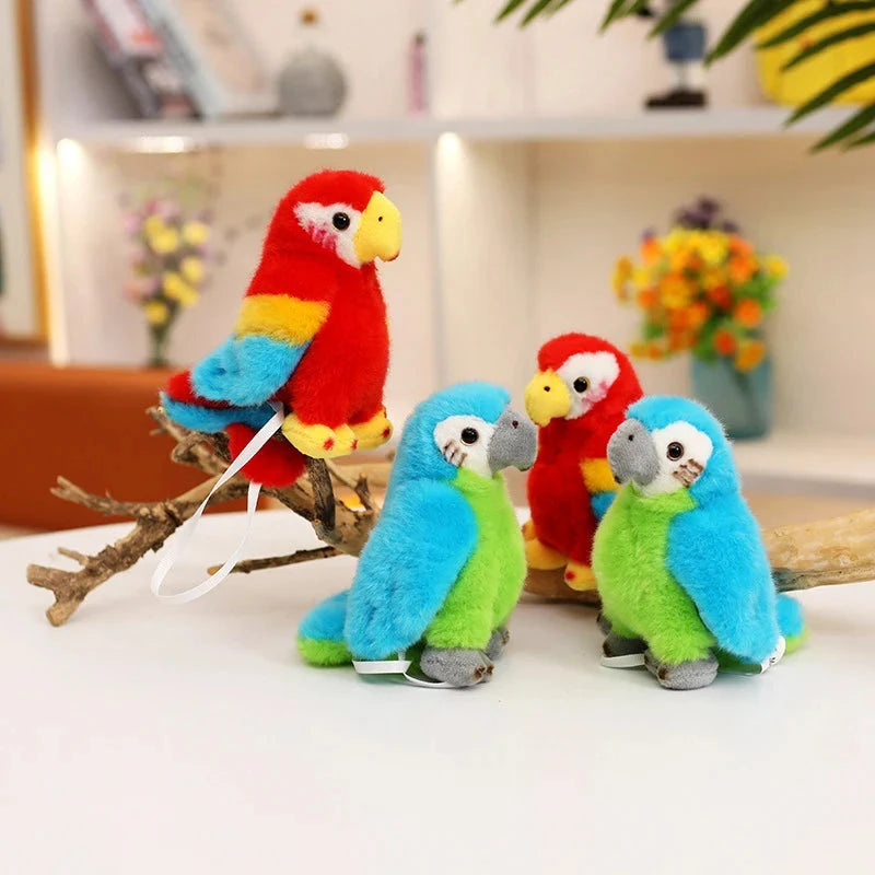 kawaiies-softtoys-plushies-kawaii-plush-Cute and Colourful Parrot Plushie Soft toy 