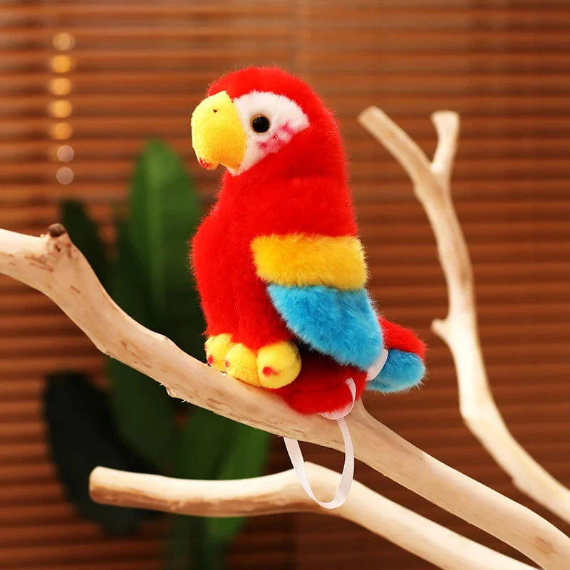 kawaiies-softtoys-plushies-kawaii-plush-Cute and Colourful Parrot Plushie Soft toy Red 