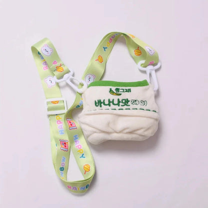 kawaiies-softtoys-plushies-kawaii-plush-. Cute Banana Milk Labubu Outfit with Straps Accessories 1 no doll 
