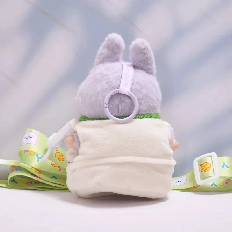 kawaiies-softtoys-plushies-kawaii-plush-. Cute Banana Milk Labubu Outfit with Straps Accessories 