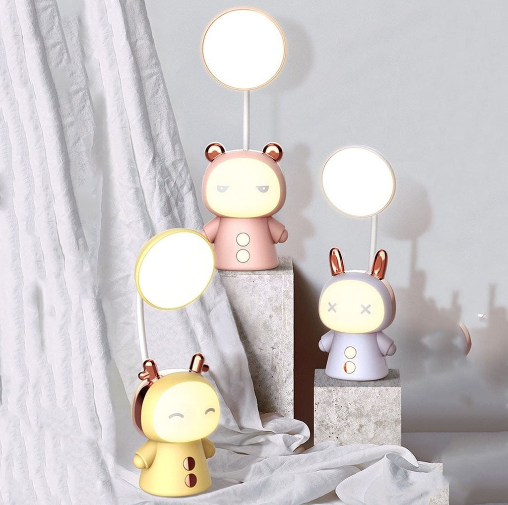 kawaiies-softtoys-plushies-kawaii-plush-Cute Bunny Bear Reindeer LED Night Lamp Home Decor 