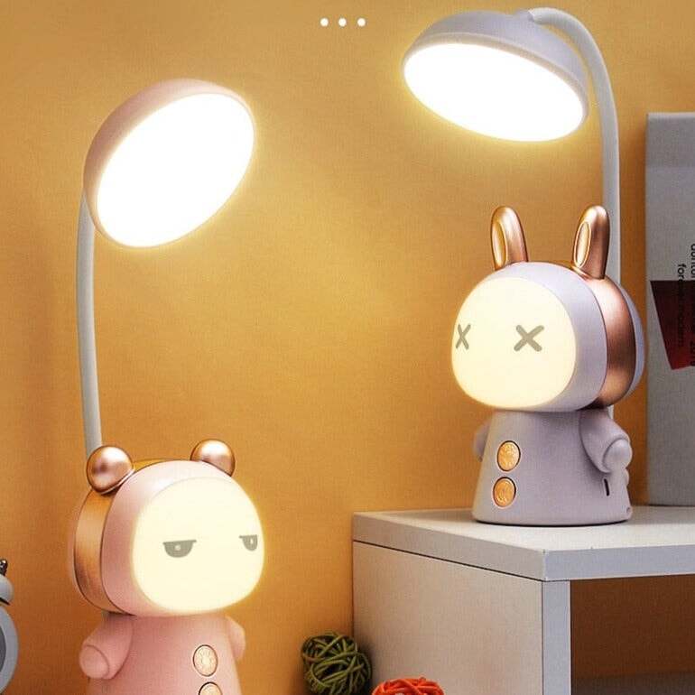 kawaiies-softtoys-plushies-kawaii-plush-Cute Bunny Bear Reindeer LED Night Lamp Home Decor 