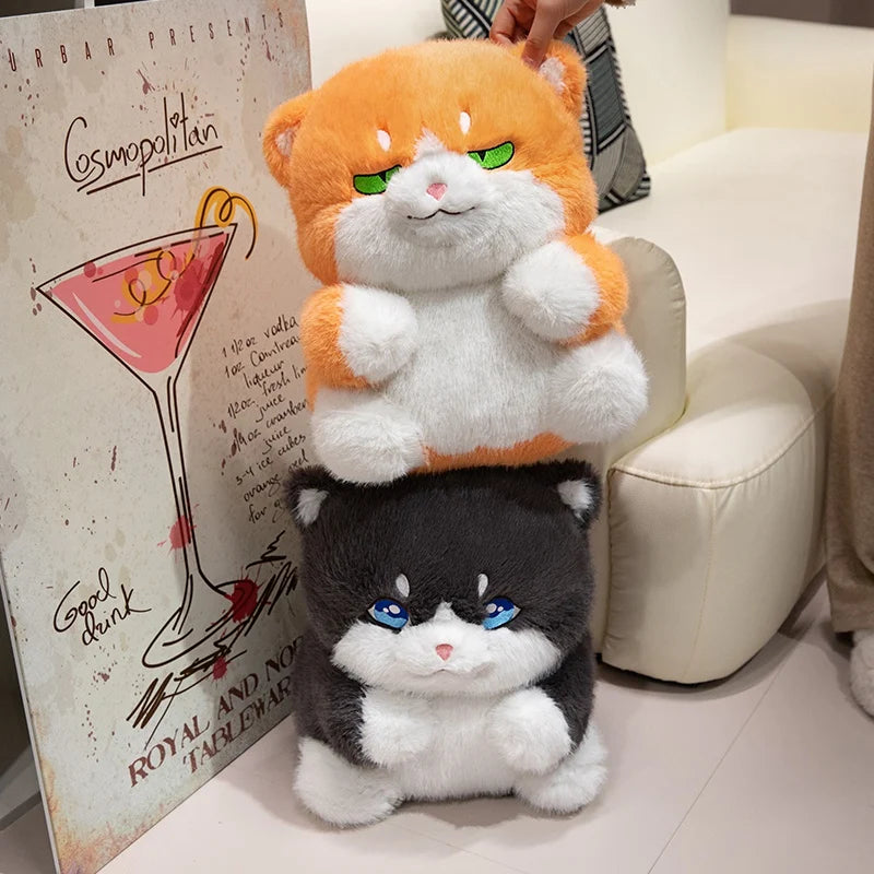 kawaiies-softtoys-plushies-kawaii-plush-Cute Chubby Gray Ginger Cat Plushies Soft toy 