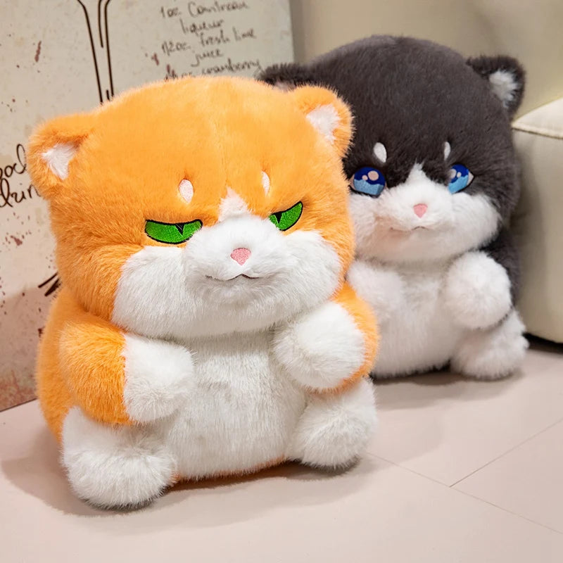 kawaiies-softtoys-plushies-kawaii-plush-Cute Chubby Gray Ginger Cat Plushies Soft toy 