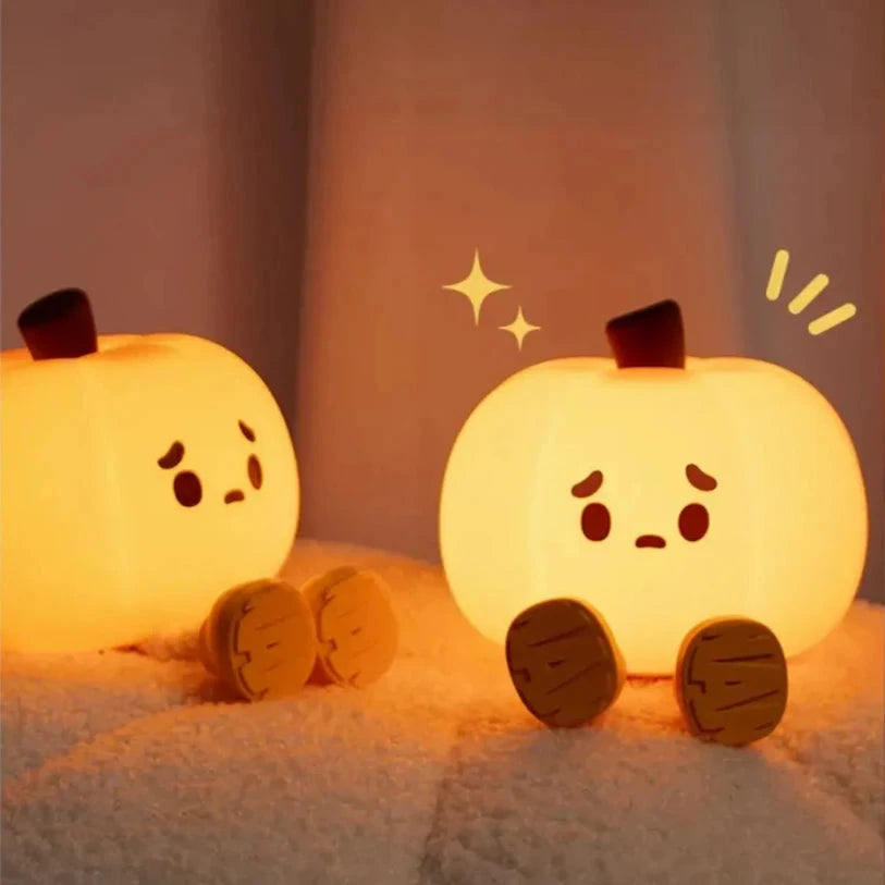 kawaiies-softtoys-plushies-kawaii-plush-Cute Halloween Pumpkin LED Night Light Home Decor 