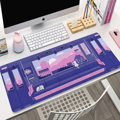 kawaiies-softtoys-plushies-kawaii-plush-Cute Japanese-themed Cat Large Mouse Pad Collection 2 Accessories 