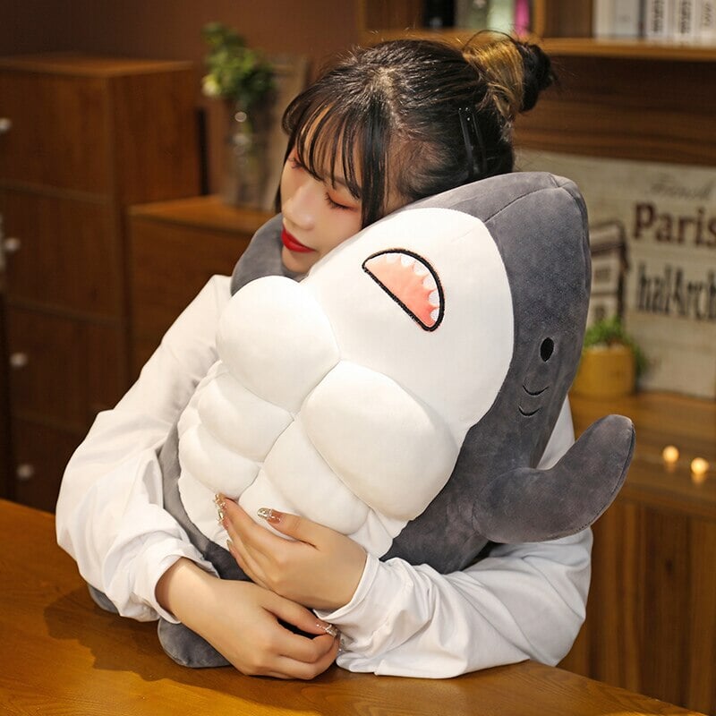 kawaiies-softtoys-plushies-kawaii-plush-Cute Muscle Shark Plushies | NEW Soft toy 