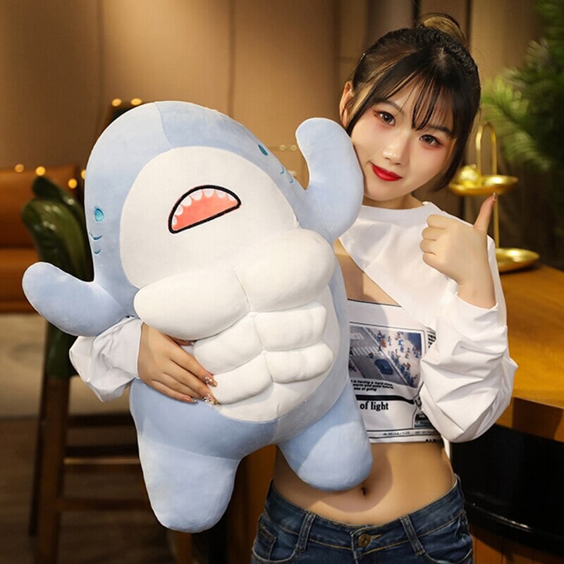 kawaiies-softtoys-plushies-kawaii-plush-Cute Muscle Shark Plushies | NEW Soft toy 