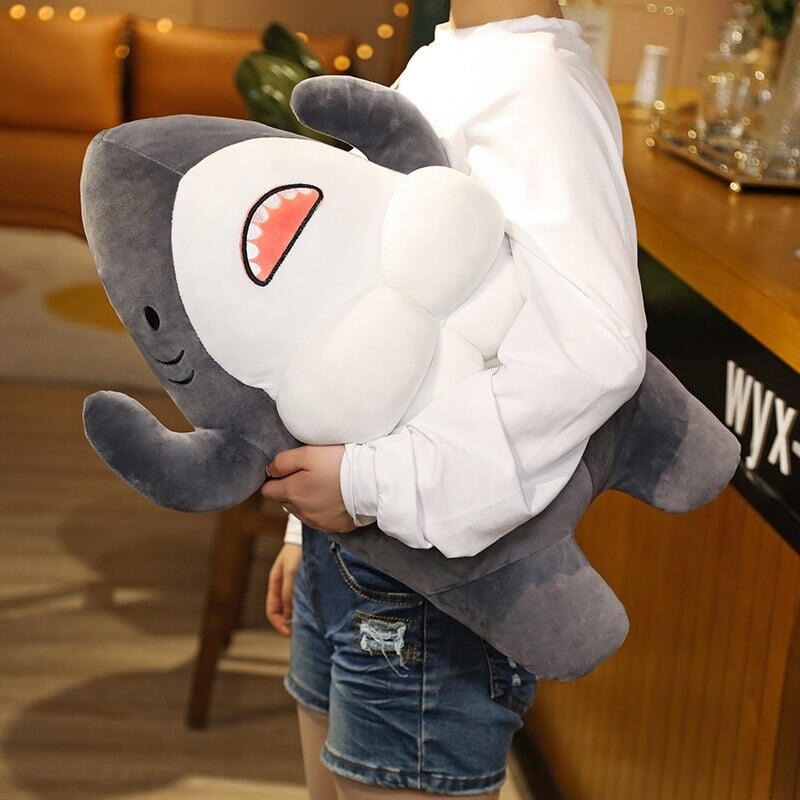 kawaiies-softtoys-plushies-kawaii-plush-Cute Muscle Shark Plushies | NEW Soft toy 