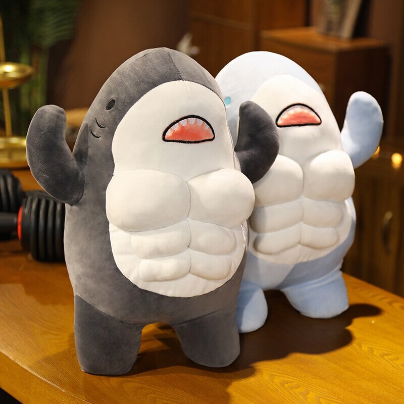 kawaiies-softtoys-plushies-kawaii-plush-Cute Muscle Shark Plushies | NEW Soft toy 