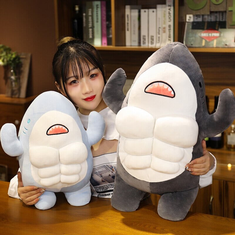 kawaiies-softtoys-plushies-kawaii-plush-Cute Muscle Shark Plushies | NEW Soft toy 