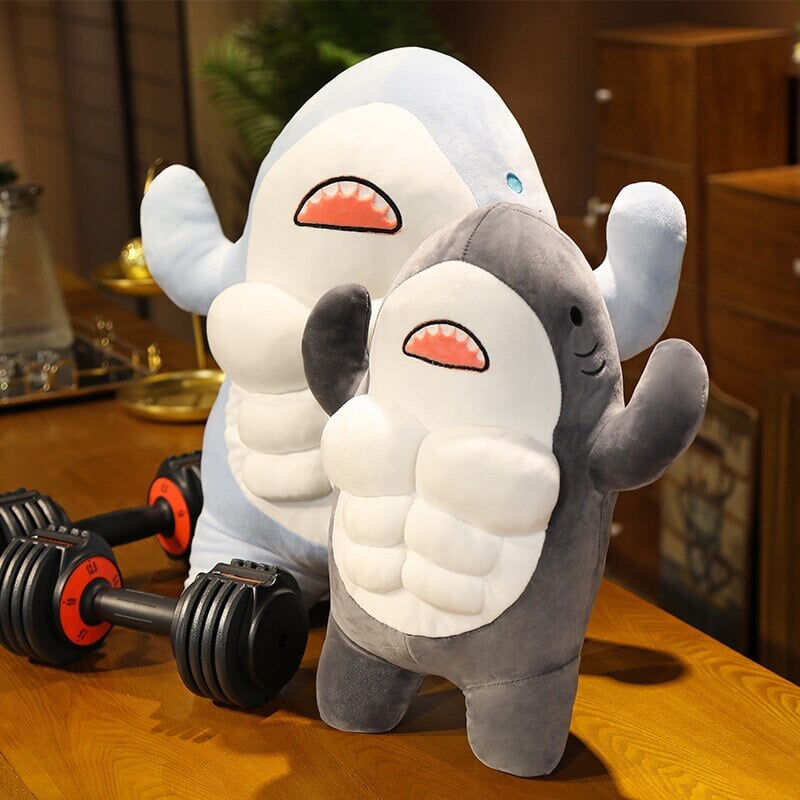 kawaiies-softtoys-plushies-kawaii-plush-Cute Muscle Shark Plushies | NEW Soft toy 