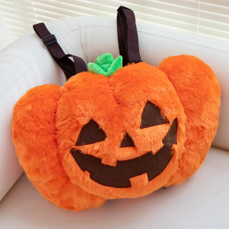 kawaiies-softtoys-plushies-kawaii-plush-Cute Pumpkin Plush Backpack Bags 