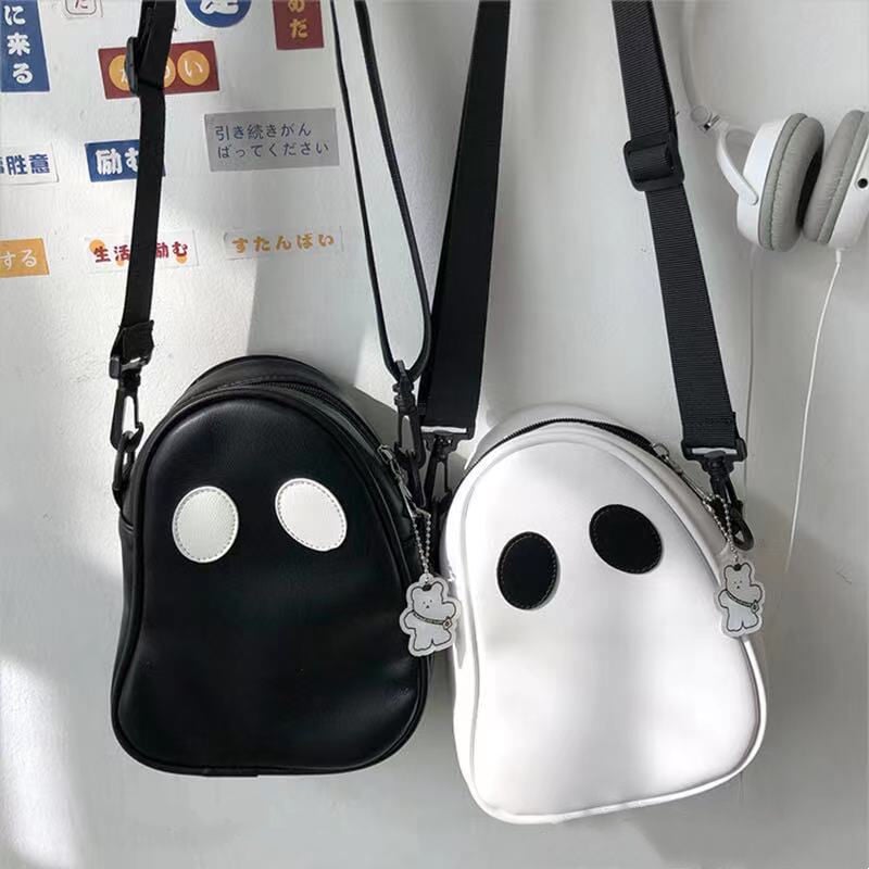 kawaiies-softtoys-plushies-kawaii-plush-Cute Round Ghost Bag | NEW Apparel 