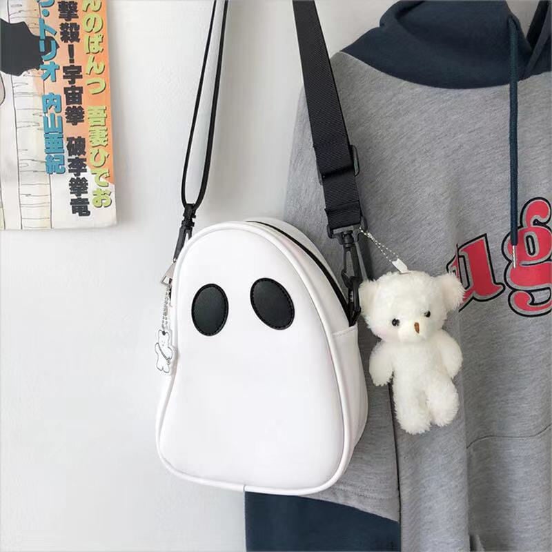 kawaiies-softtoys-plushies-kawaii-plush-Cute Round Ghost Bag | NEW Apparel 