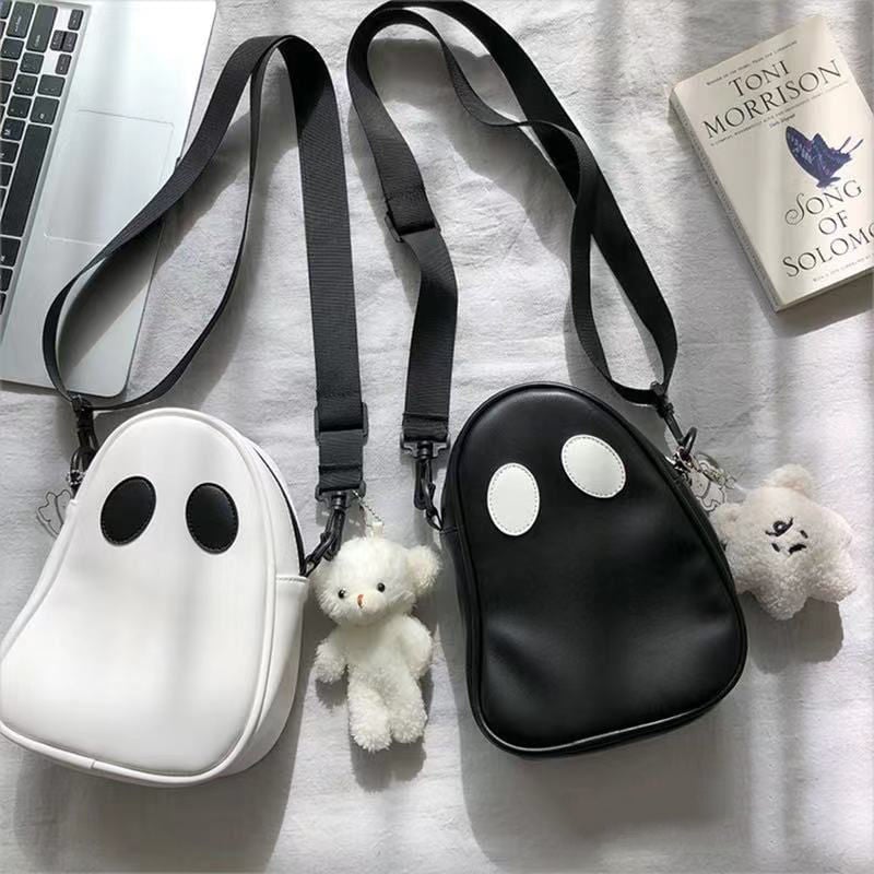 kawaiies-softtoys-plushies-kawaii-plush-Cute Round Ghost Bag | NEW Apparel 