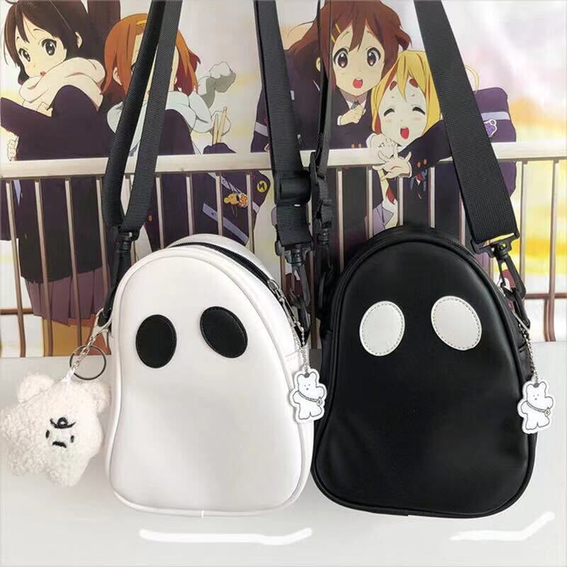 kawaiies-softtoys-plushies-kawaii-plush-Cute Round Ghost Bag | NEW Apparel 