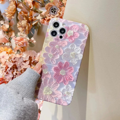 kawaiies-softtoys-plushies-kawaii-plush-Daisy Flower Oil Painting iPhone Case Accessories 