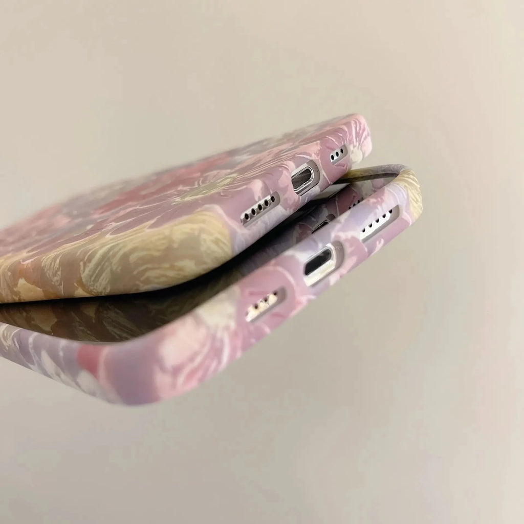 kawaiies-softtoys-plushies-kawaii-plush-Daisy Flower Oil Painting iPhone Case Accessories 