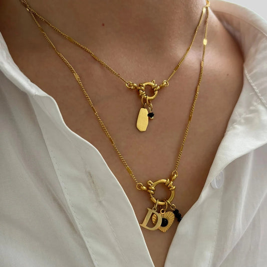 kawaiies-softtoys-plushies-kawaii-plush-Daphne Layered Personalised Letter Necklace Jewelry 