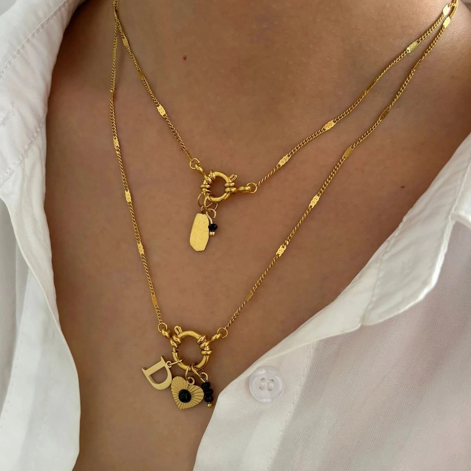 kawaiies-softtoys-plushies-kawaii-plush-Daphne Layered Personalised Letter Necklace Jewelry 