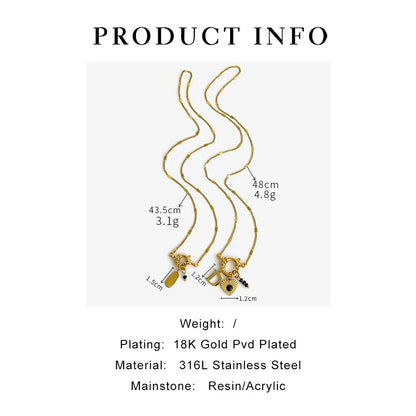 kawaiies-softtoys-plushies-kawaii-plush-Daphne Layered Personalised Letter Necklace Jewelry 