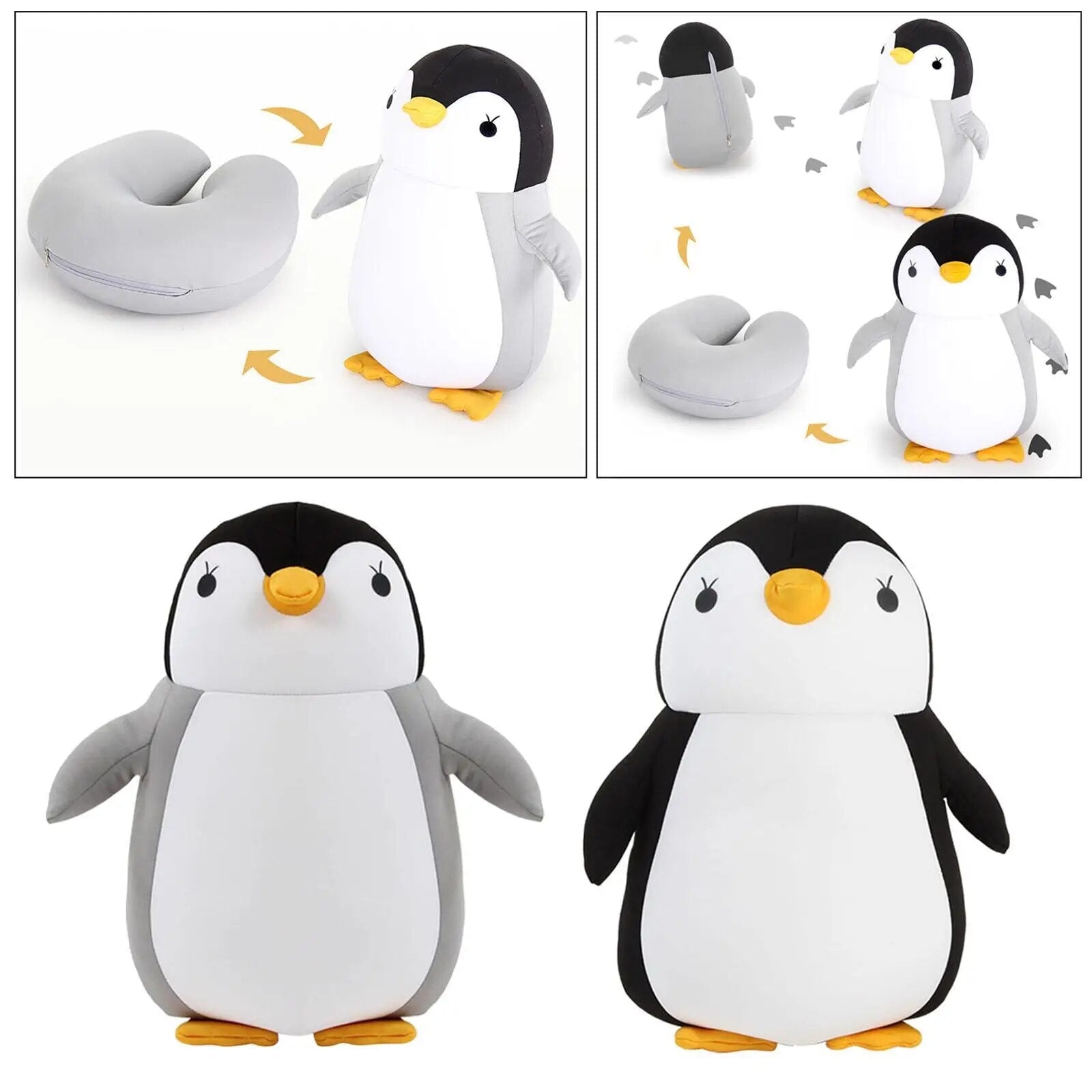 kawaiies-softtoys-plushies-kawaii-plush-Dino 2-in-1 Travel Neck Support Pillow & Plushie Pillows 
