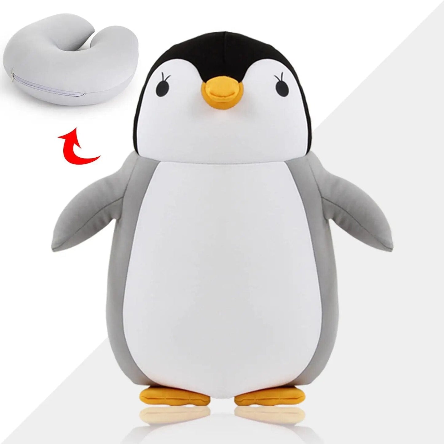 kawaiies-softtoys-plushies-kawaii-plush-Dino 2-in-1 Travel Neck Support Pillow & Plushie Pillows 