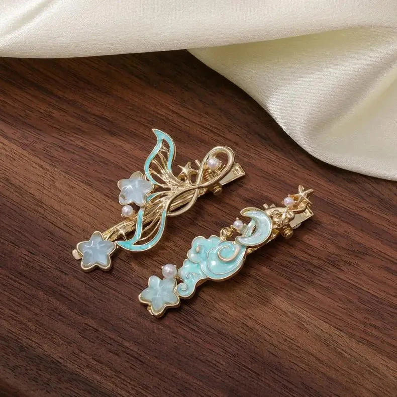 kawaiies-softtoys-plushies-kawaii-plush-Dreamy Blue Glazed Starfish Hair Clips Accessories 