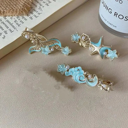 kawaiies-softtoys-plushies-kawaii-plush-Dreamy Blue Glazed Starfish Hair Clips Accessories 