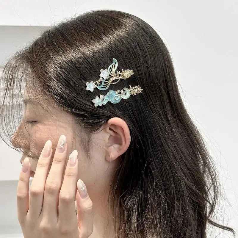 kawaiies-softtoys-plushies-kawaii-plush-Dreamy Blue Glazed Starfish Hair Clips Accessories 