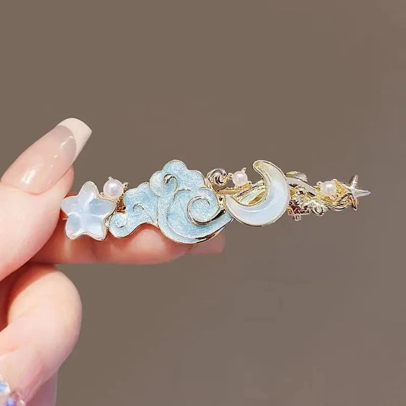 kawaiies-softtoys-plushies-kawaii-plush-Dreamy Blue Glazed Starfish Hair Clips Accessories Cloudy Blue 