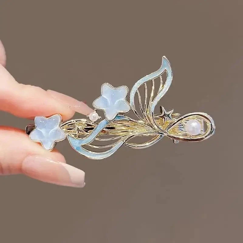kawaiies-softtoys-plushies-kawaii-plush-Dreamy Blue Glazed Starfish Hair Clips Accessories Whale Tail 