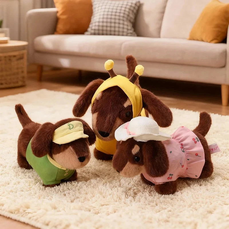 kawaiies-softtoys-plushies-kawaii-plush-Dress-Up Dachshund Sausage Dog Plushies Soft toy 