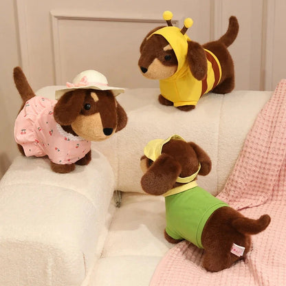 kawaiies-softtoys-plushies-kawaii-plush-Dress-Up Dachshund Sausage Dog Plushies Soft toy 