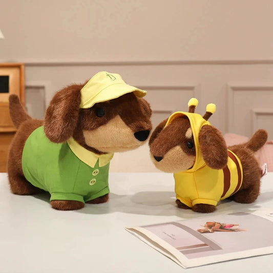 kawaiies-softtoys-plushies-kawaii-plush-Dress-Up Dachshund Sausage Dog Plushies Soft toy 