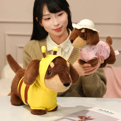 kawaiies-softtoys-plushies-kawaii-plush-Dress-Up Dachshund Sausage Dog Plushies Soft toy 